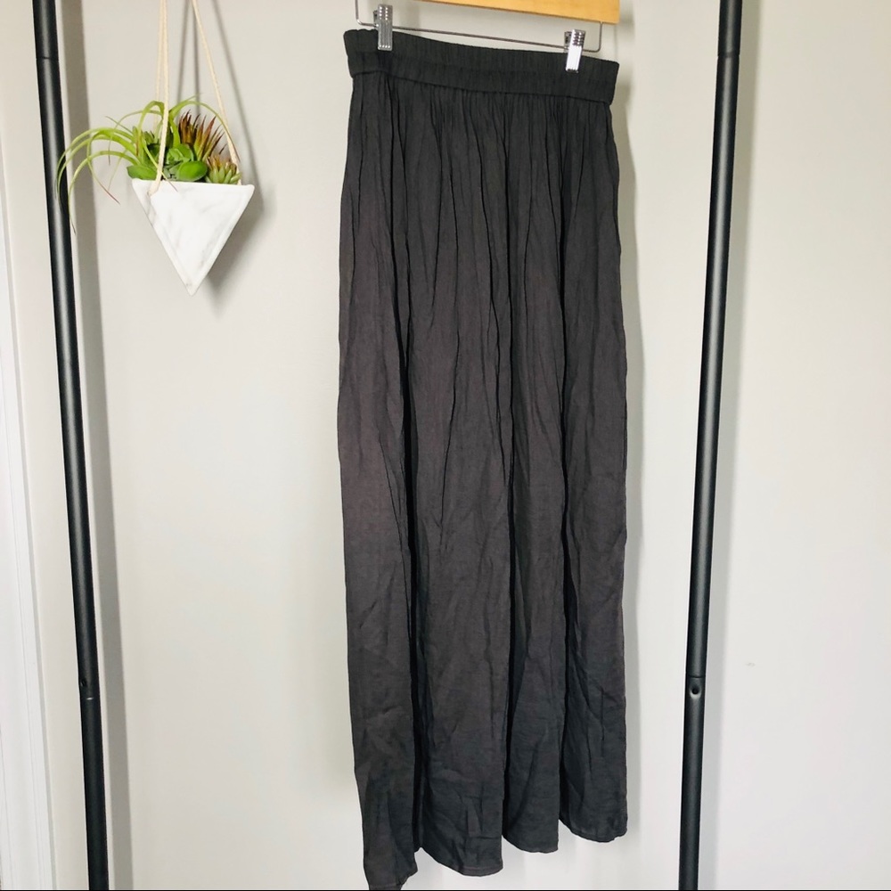 ZARA Gray Maxi Skirt